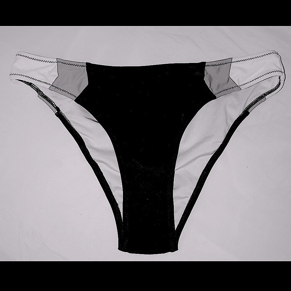 Black Triple Toned Bikini Bottom